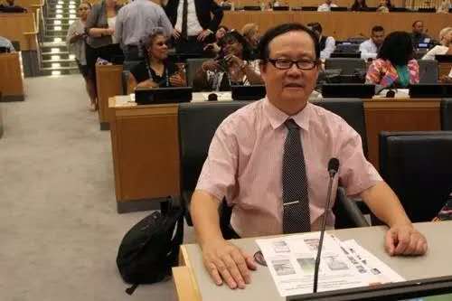 He is now the prof